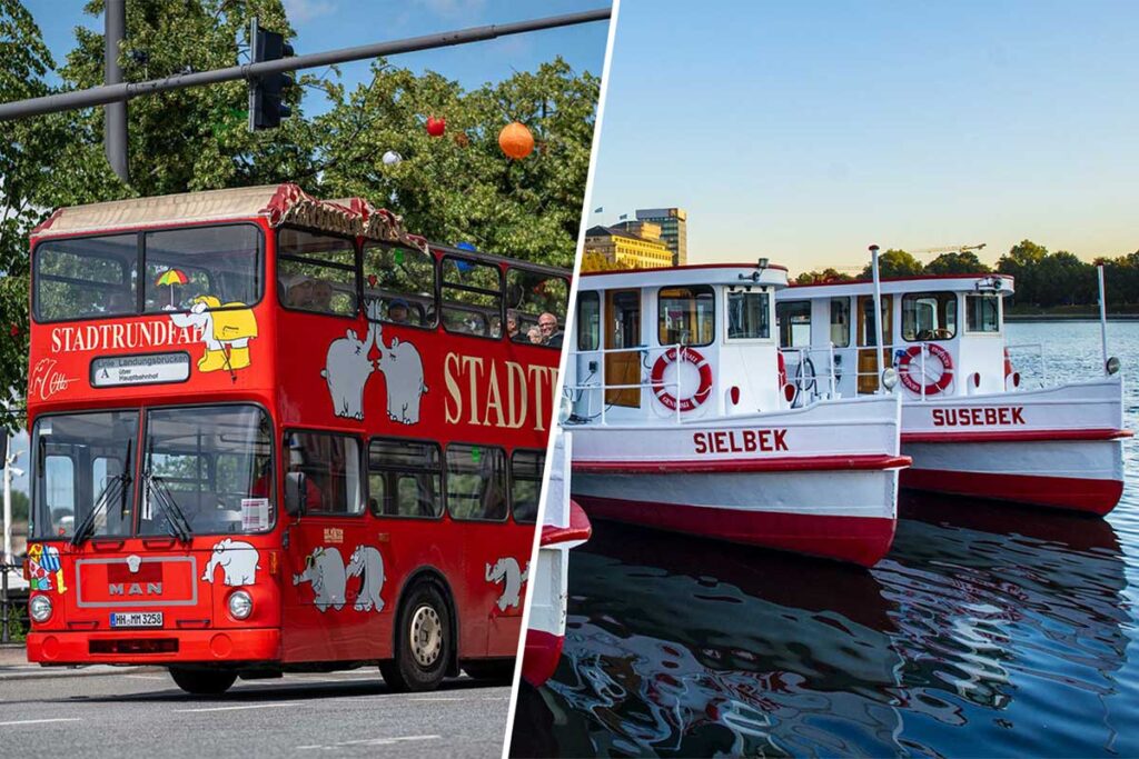Fähre jungfernstieg atg Doppeldecker Alster