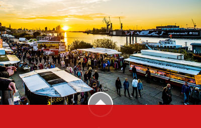 Fischmarkt Stände
