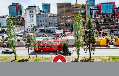 Reeperbahn Spielbudenplatz Die Roten Doppeldecker