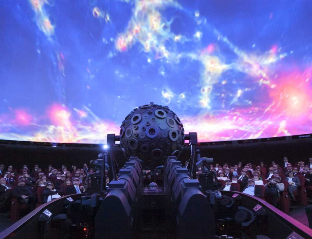 ©Jan Rasmus Lippels Planetarium Projektor Kuppel Die Roten Doppeldecker
