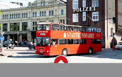 St-Pauli Theater Davidwache Stadtrundfahrt Die Roten Doppeldecker